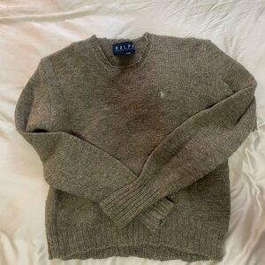 Vintage Ralph Lauren Tan Wool Sweater